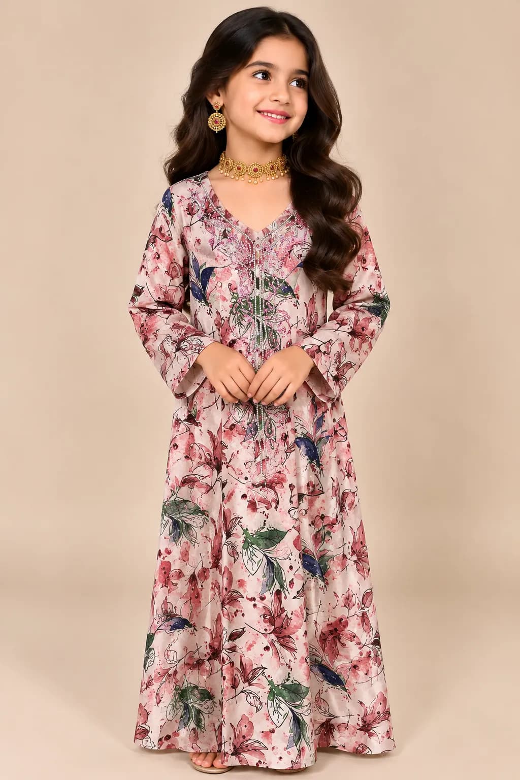 Daily Kids Mukhawar – Model3-Pink