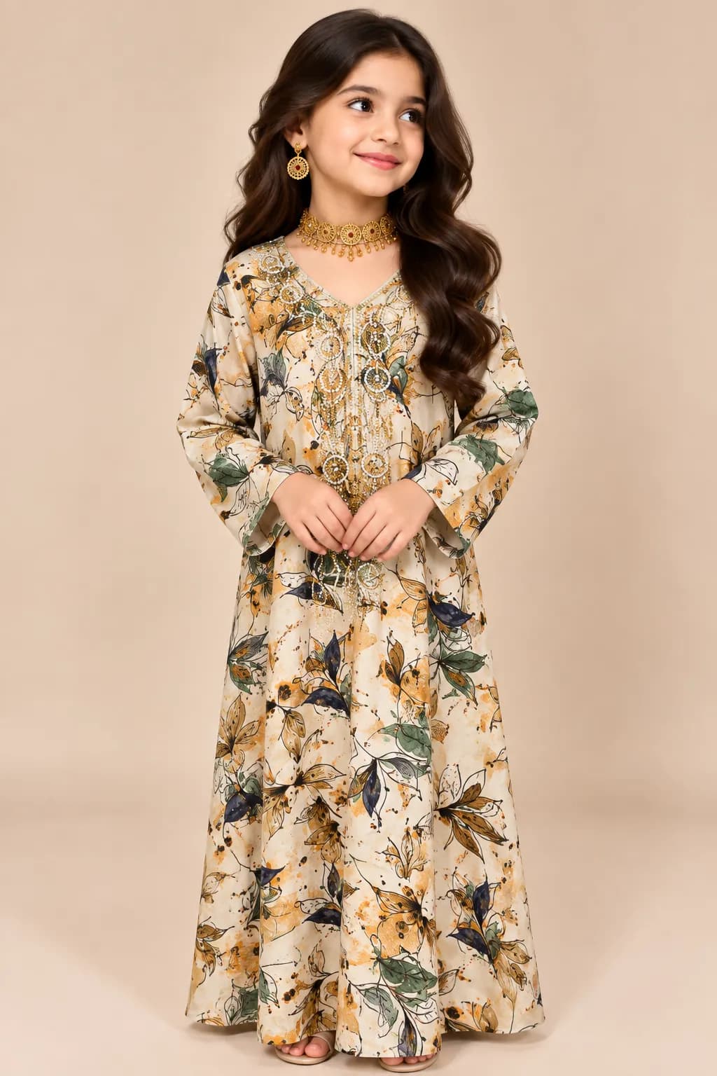 Daily Kids Mukhawar – Model3-Brown
