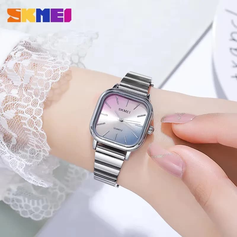 SKMEI Quartz Watch With Rainbow For Women  - 2