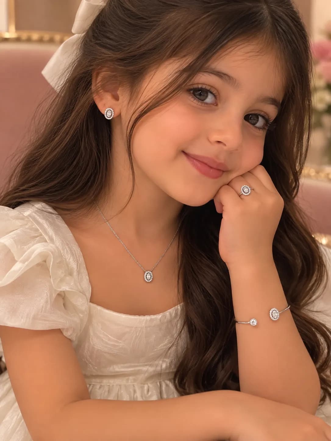 Kids’ Jewelry Set – Ring, Bangle, Earrings & Necklace - 2